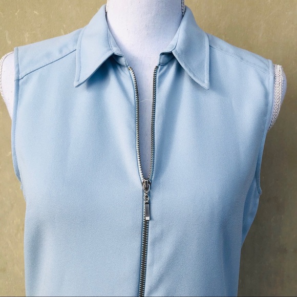 ZARA trf light blue casual dress small - Picture 5 of 7